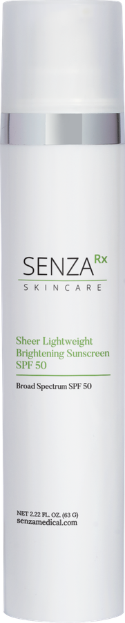 SenzaRx Sheer Lightweight Brightening Sunscreen SPF 50