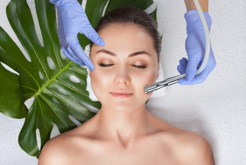 Microdermabrasion Patient